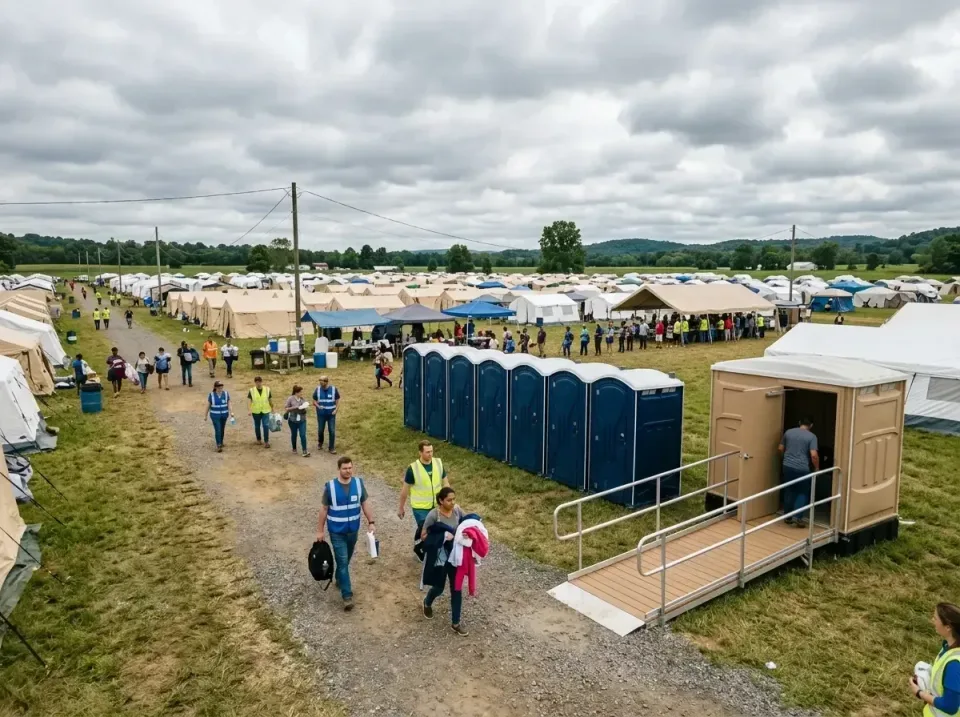 disaster-relief-camp-restrooms-010 — frequently asked questions, Dumpster & Portable Bathrooms Rental in Colonial Heights, TN